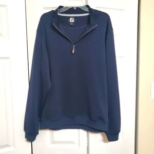 FootJoy Men's blue 1/4 zip pullover  size Xl